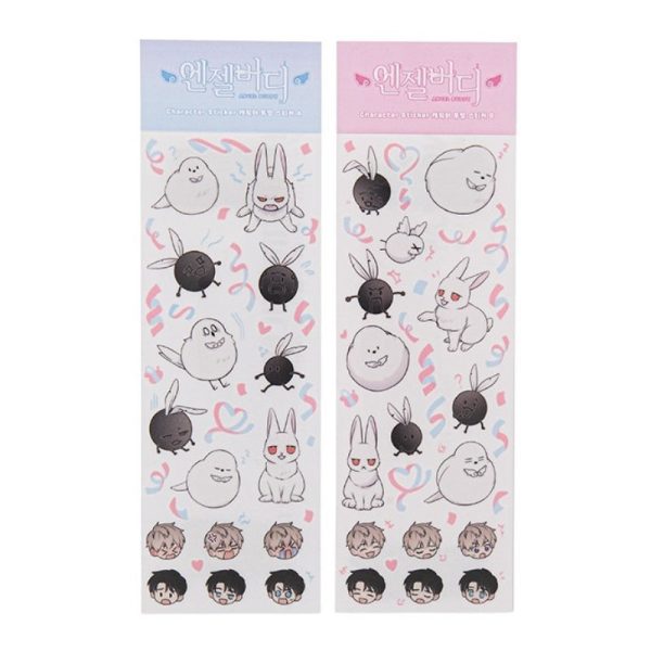 ANGEL BUDDY X GOODSBEE - Hologram Sticker & L-Holder Set Hot on Sale - Image 4